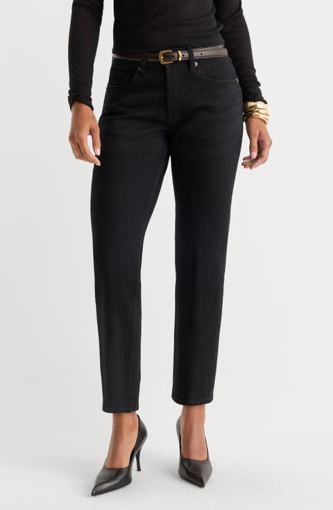 Vintage Straight Ankle Jeans