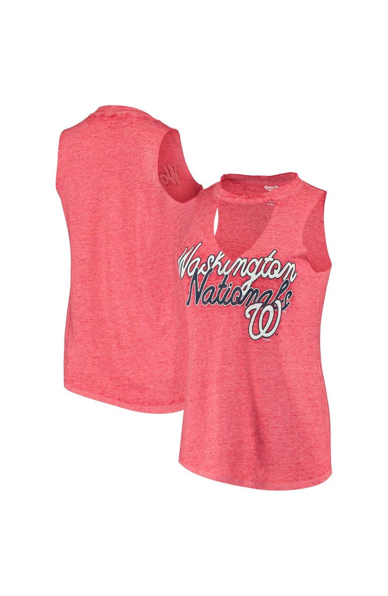 CONCEPTS SPORT Women's Concepts Sport Red Washington Nationals Loyalty Choker Neck Tank Top, Alternate, color, 