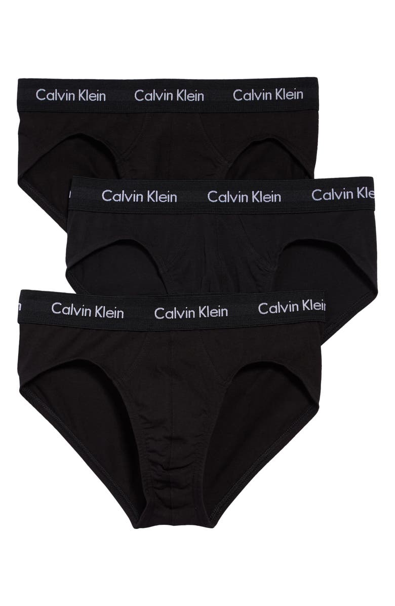 Calvin Klein 3-Pack Stretch Cotton Briefs, Main, color, 