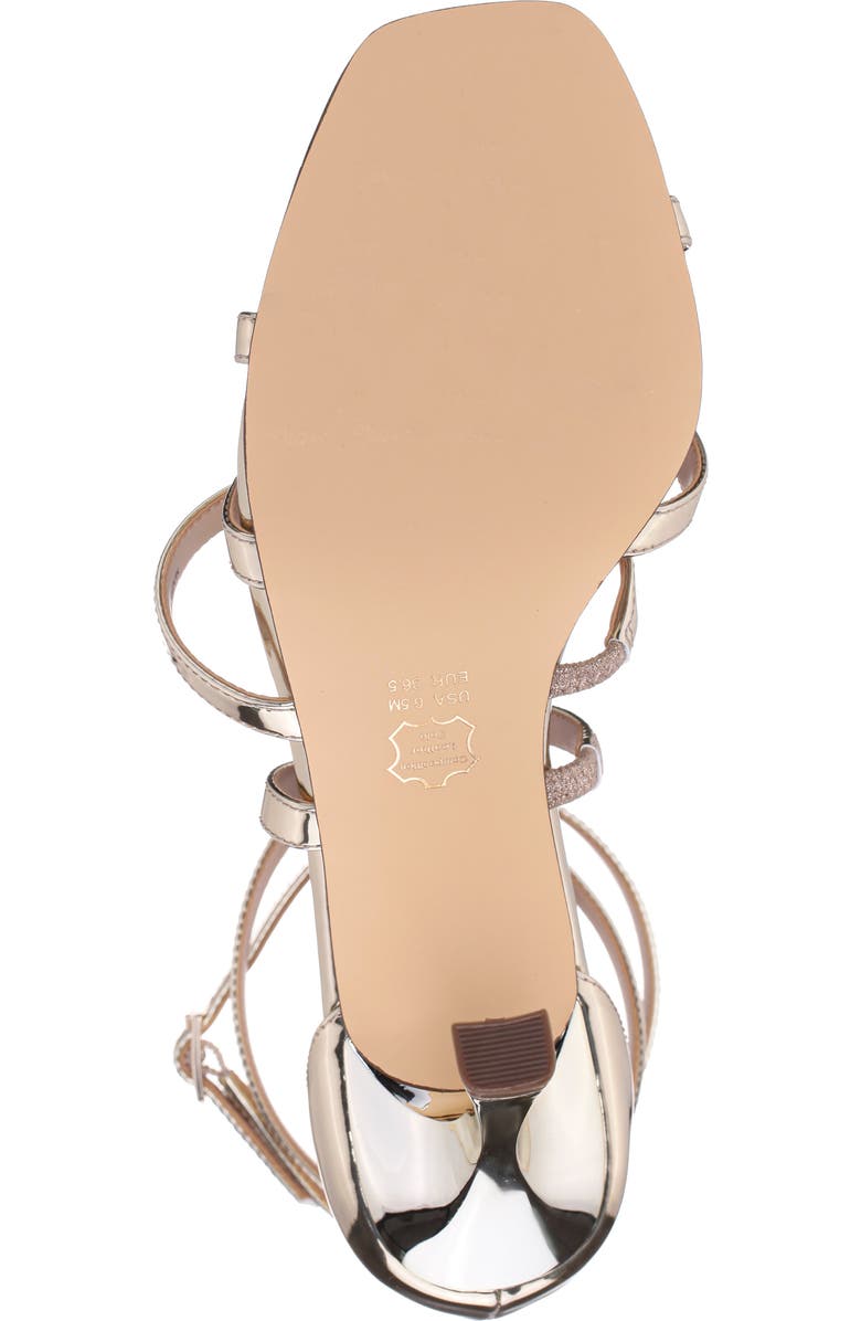 Nina Devyn Ankle Strap Sandal, Alternate, color, Platino
