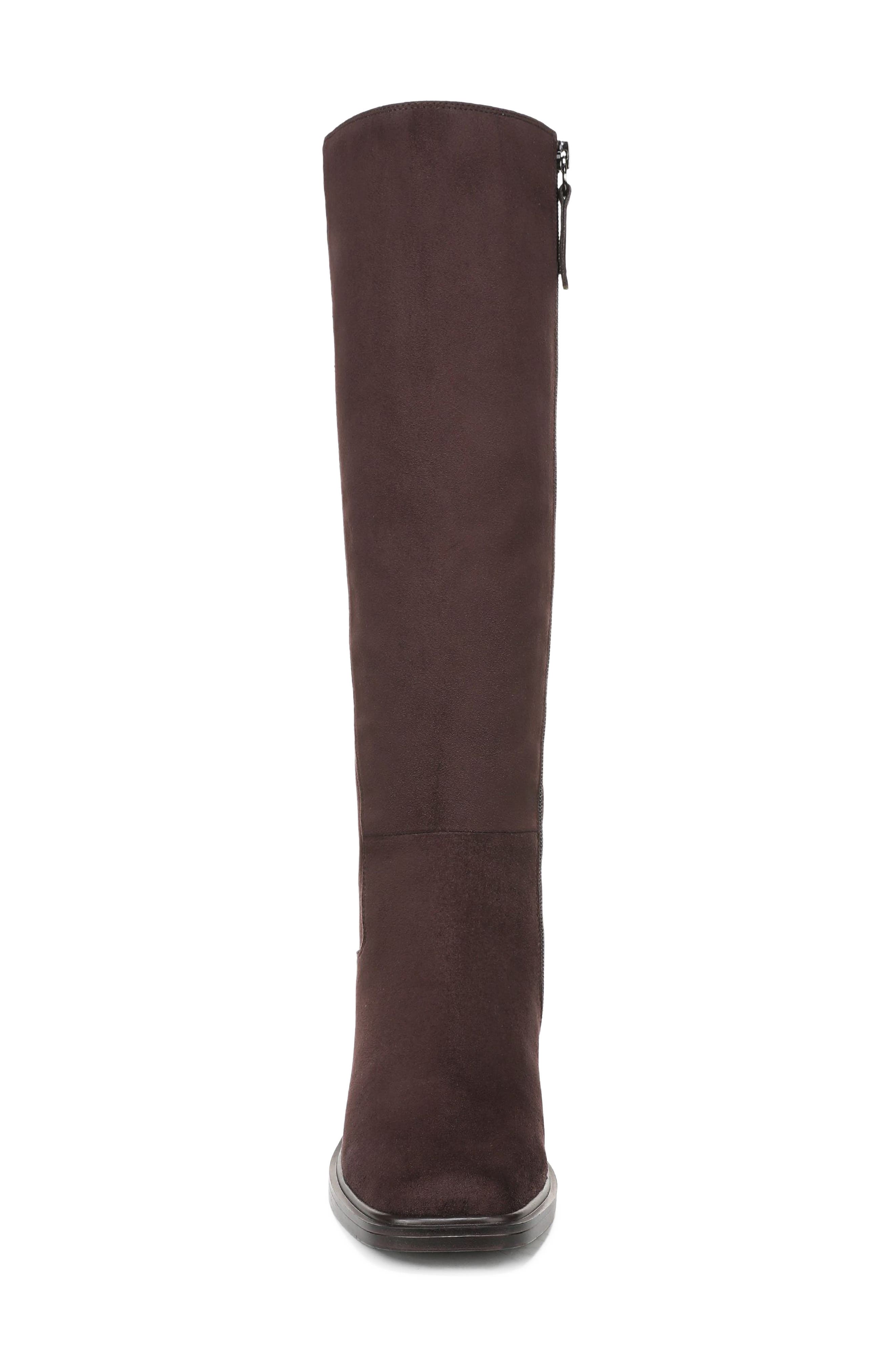 Gisella Knee High Boot, Alternate, color, DARK BROWN