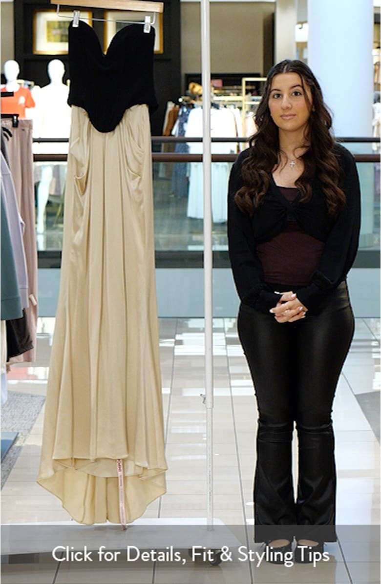 Sorcha Mixed Media Cocktail Dress, sales video thumbnail