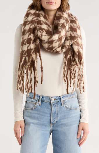 MODENA Bouclé Houndstooth Scarf