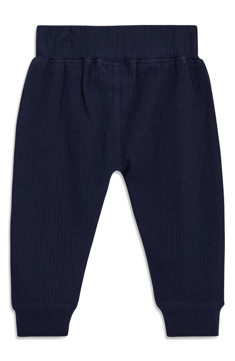 JOJO MAMAN BEBE Whale Appliqué Sweatshirt & Crinkled Joggers Set, Alternate, color, 