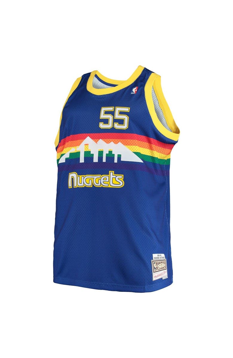 Mitchell & Ness Men's Mitchell & Ness Dikembe Mutombo Royal Denver Nuggets Big & Tall Hardwood Classics Jersey, Alternate, color, 