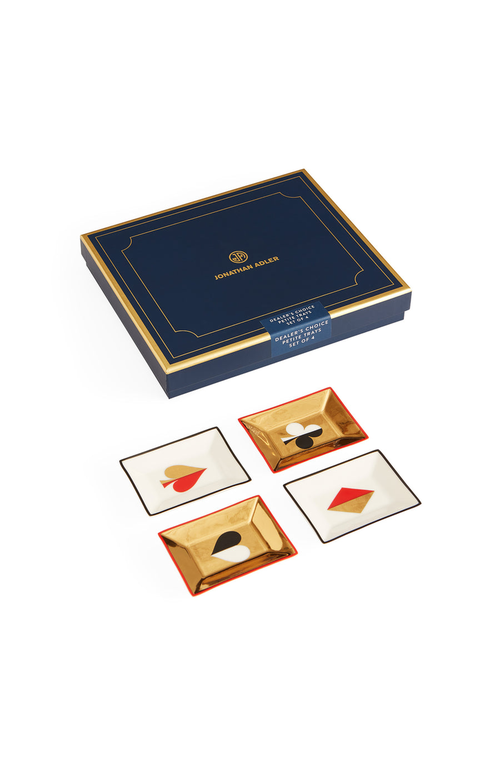 Jonathan Adler Dealer's Choice Trays In Multi