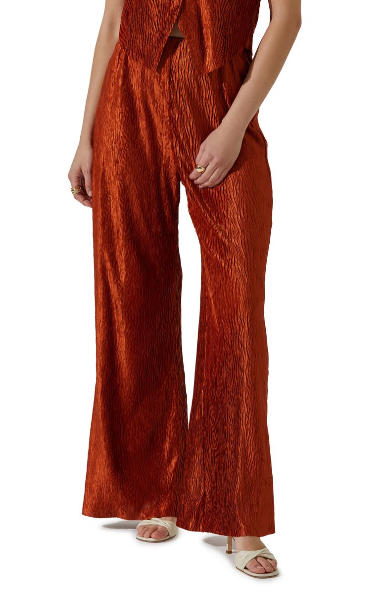 ASTR the Label Plissé Wide Leg Pants, Main, color,