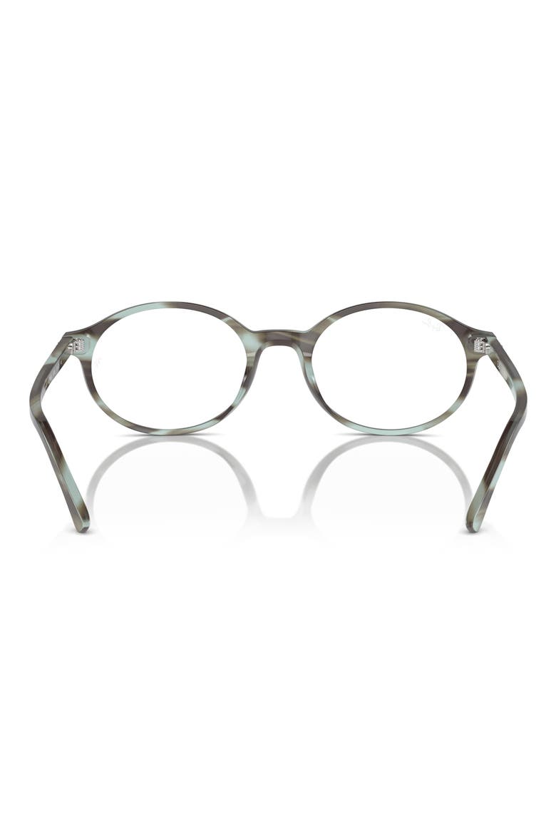 RX5429 51mm Oval Optical Glasses, Alternate, color, STRIPED GREEN