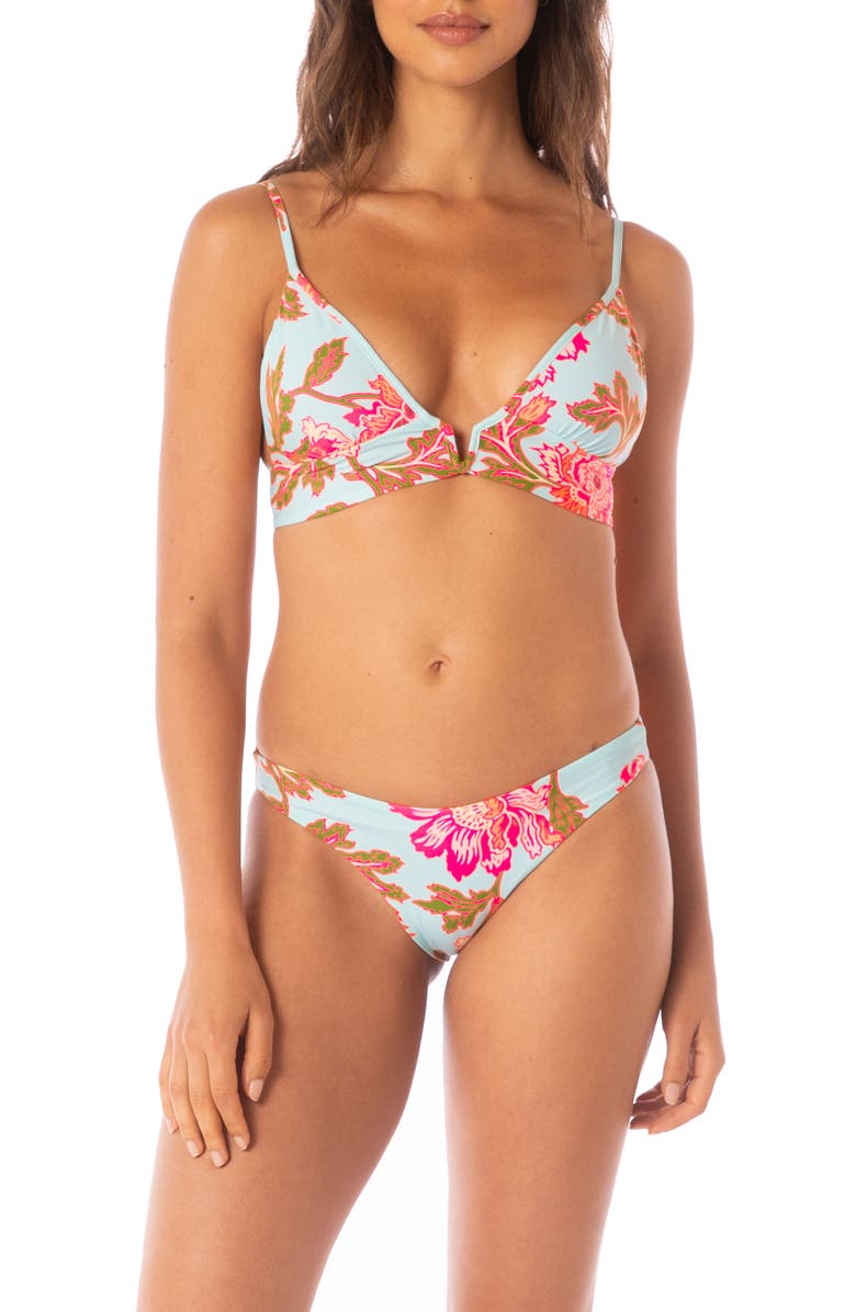 Maaji Sublimity Reversible Bikini Bottoms, Alternate, color, Blue