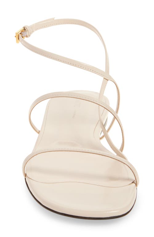 Khaite Loop Flat Sandal In Cream