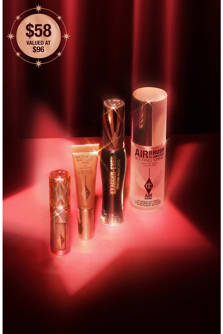 Iconic Hollywood Beauty Secrets 4-Piece Makeup Set $96 Value, Alternate, color, NO COLOR