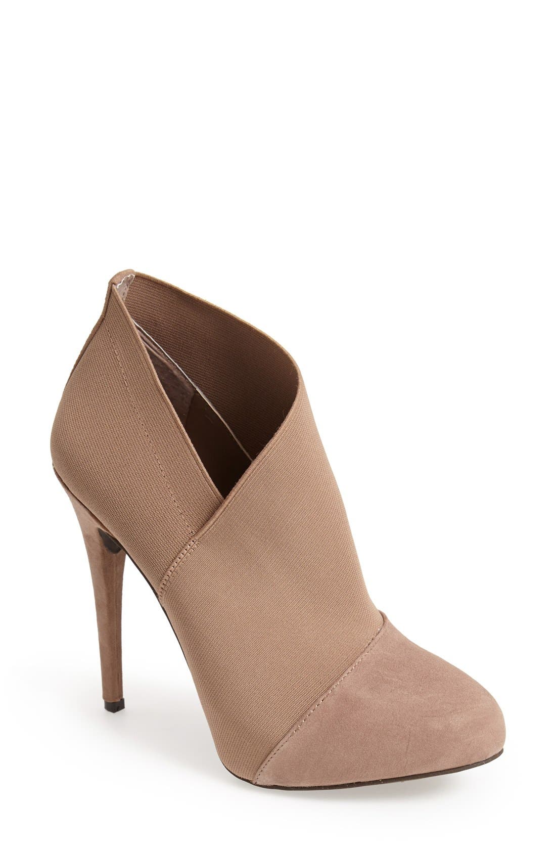 'Neesha' Stiletto Bootie, Main, color, TOTALLY TAUPE