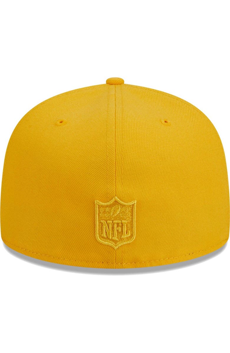 New Era Men's New Era Gold San Francisco 49ers Color Pack 59FIFTY Fitted Hat, Alternate, color, 