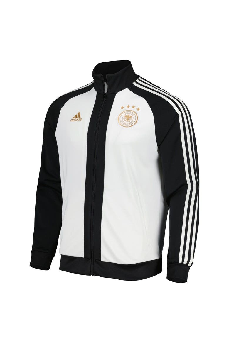 adidas Men's adidas Black/White Germany National Team DNA Full-Zip ...