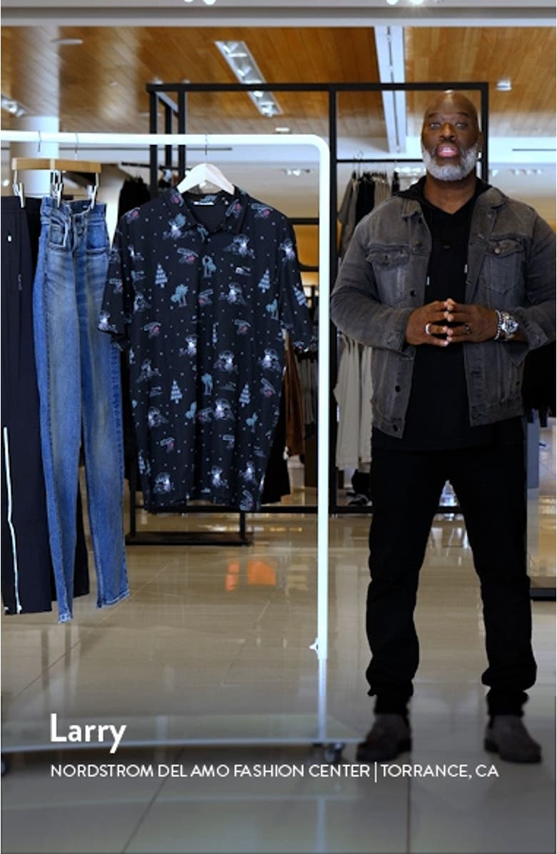 California Christmas Button-Up Shirt, sales video thumbnail