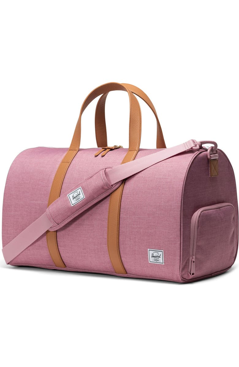 Herschel Supply Co. Novel Duffle Bag, Alternate, color, Lilas Crosshatch