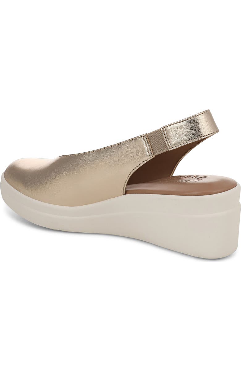 Naturalizer Sutton Slingback Platform Wedge Pump, Alternate, color, Light Champagne