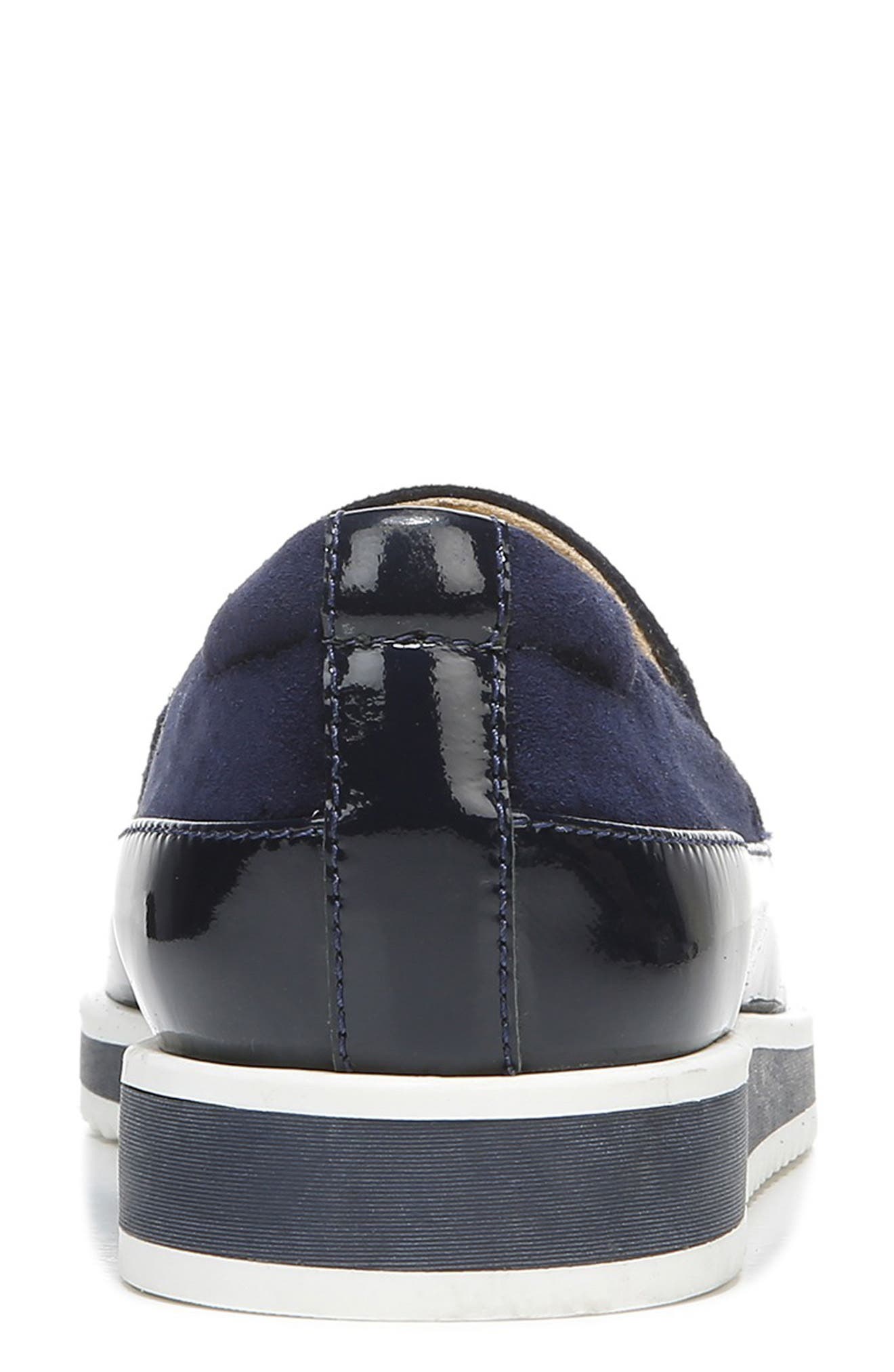 Beale Flat, Alternate, color, FRENCH NAVY LEATHER