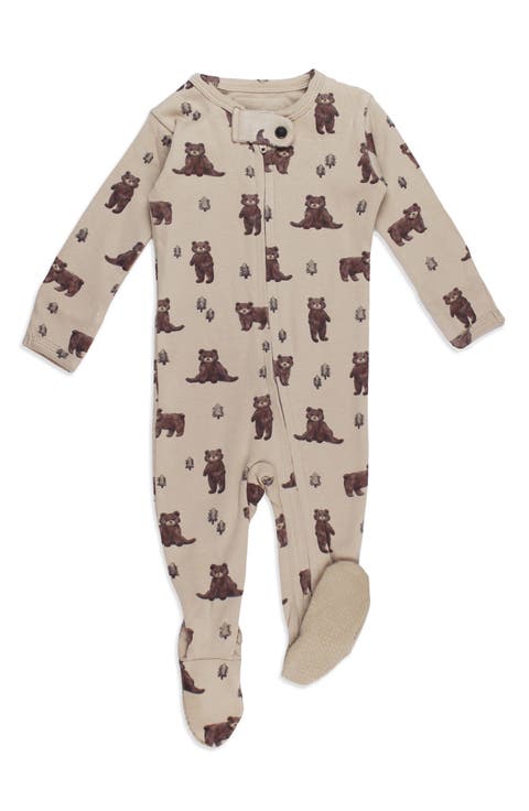 Organic Cotton 2-Way Zipper Footie