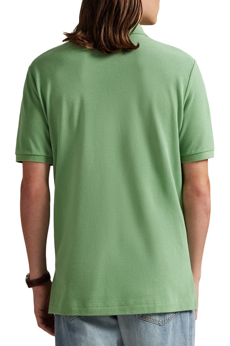 The Iconic Cotton Mesh Polo, Alternate, color, OUTBACK GREEN/ C2451