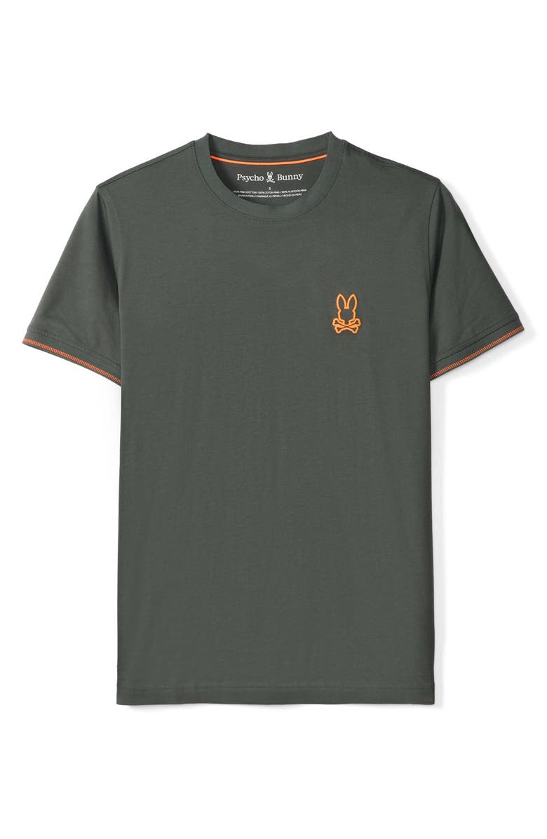 Psycho Bunny Stanwood Tipped Pima Cotton T-Shirt, Alternate, color, 