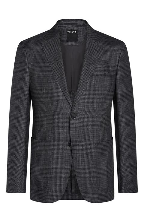 Cashmere, Silk & Linen Sport Coat (Regular & Big)