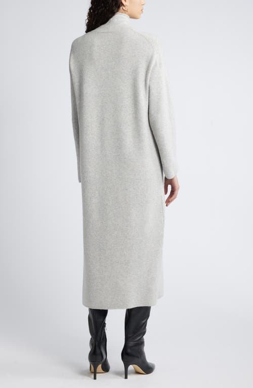 NORDSTROM NORDSTROM MOCK NECK LONG SLEEVE WOOL & CASHMERE BLEND SWEATER DRESS