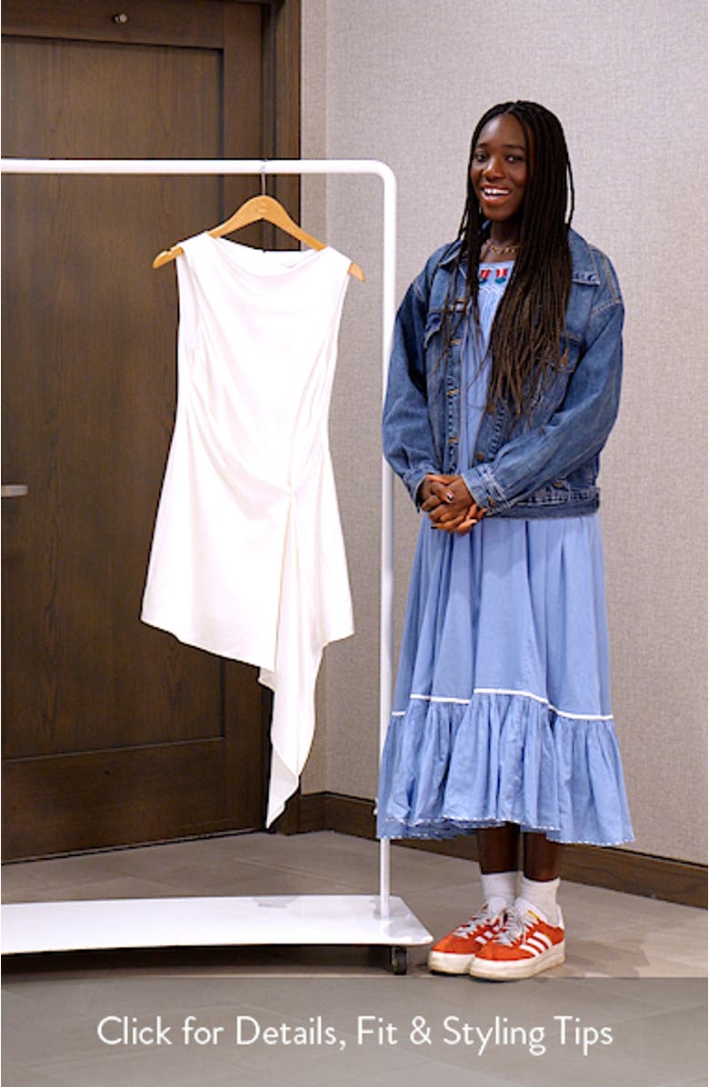 Alyssa Satin Minidress, sales video thumbnail