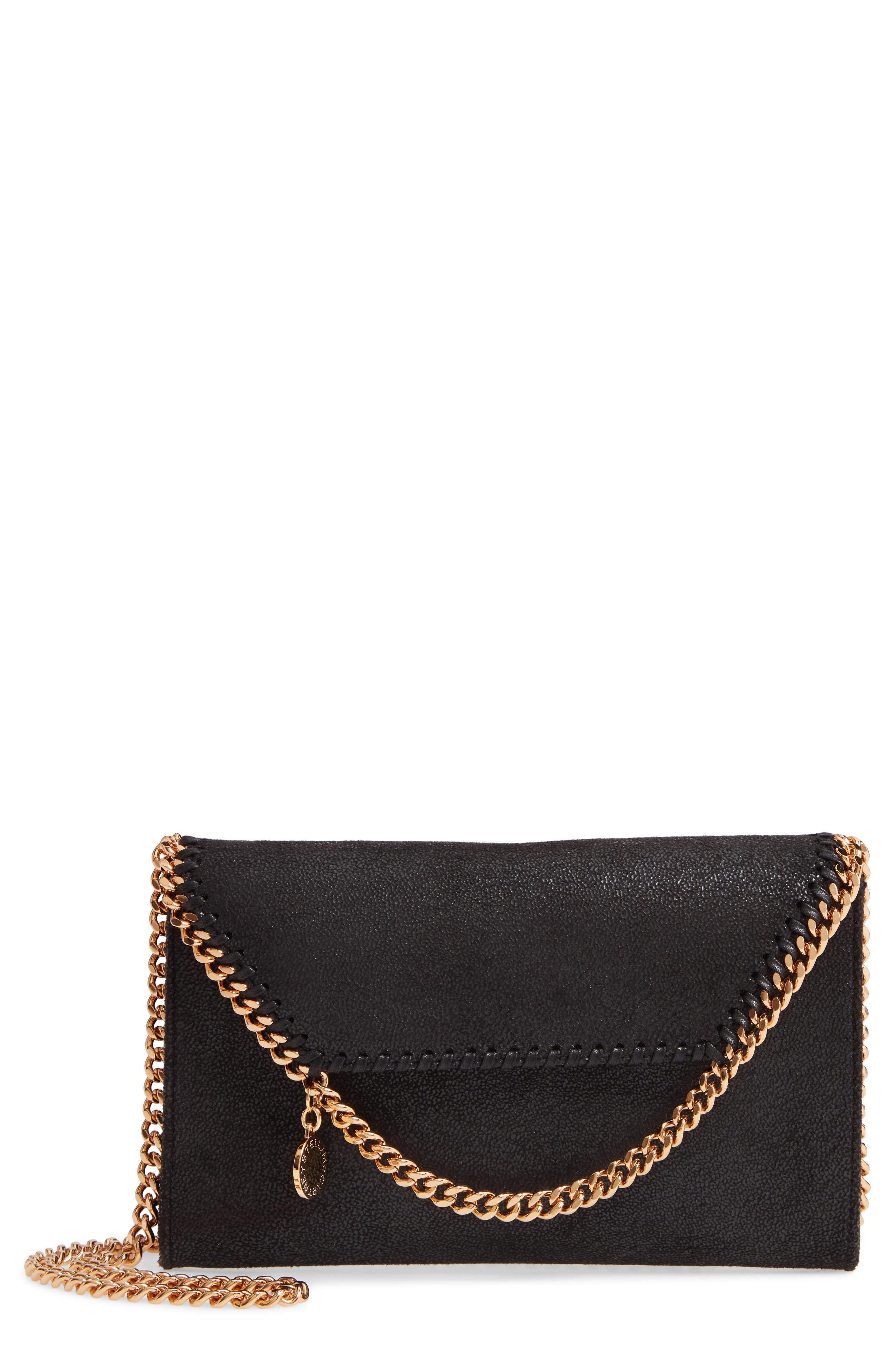 Stella McCartney Falabella Faux Leather Crossbody Bag, Main, color, 