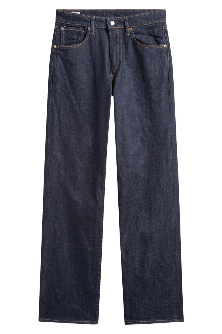 Wide Straight Leg Jeans, Alternate, color, WET
