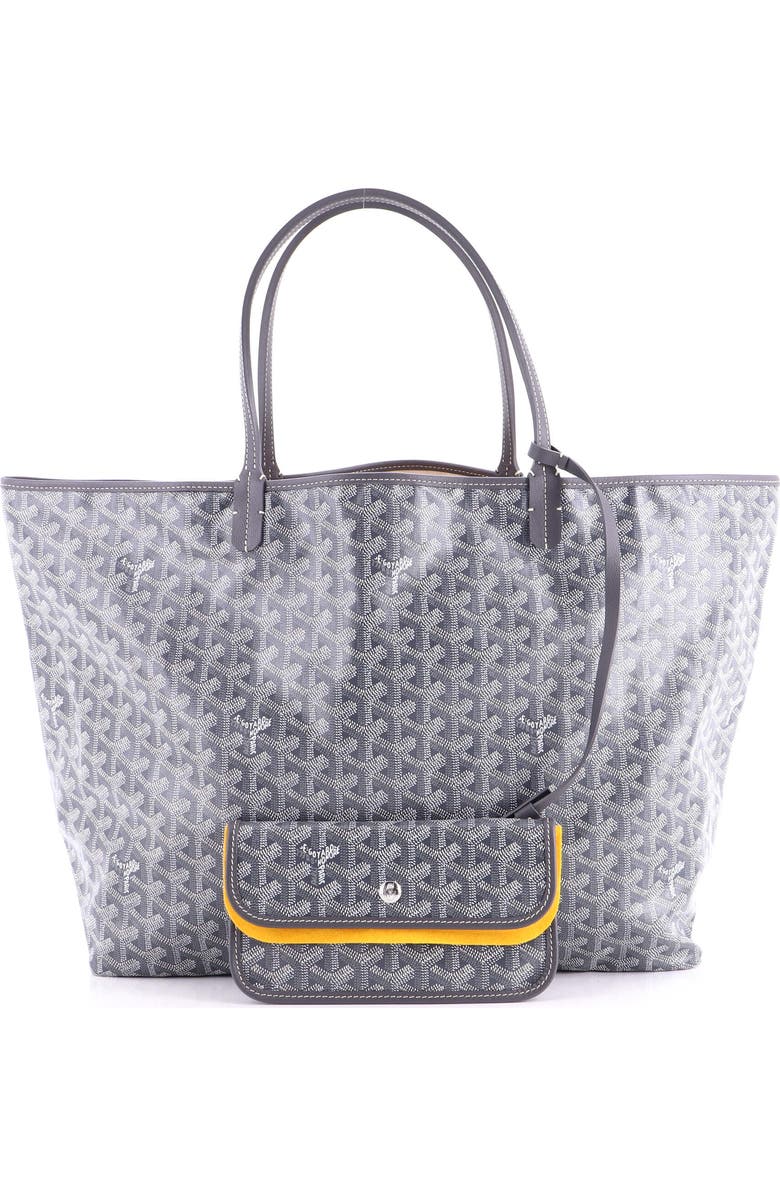 Pre-Owned Goyard Saint Louis Tote Coated Canvas GM, Alternate, color, Gray