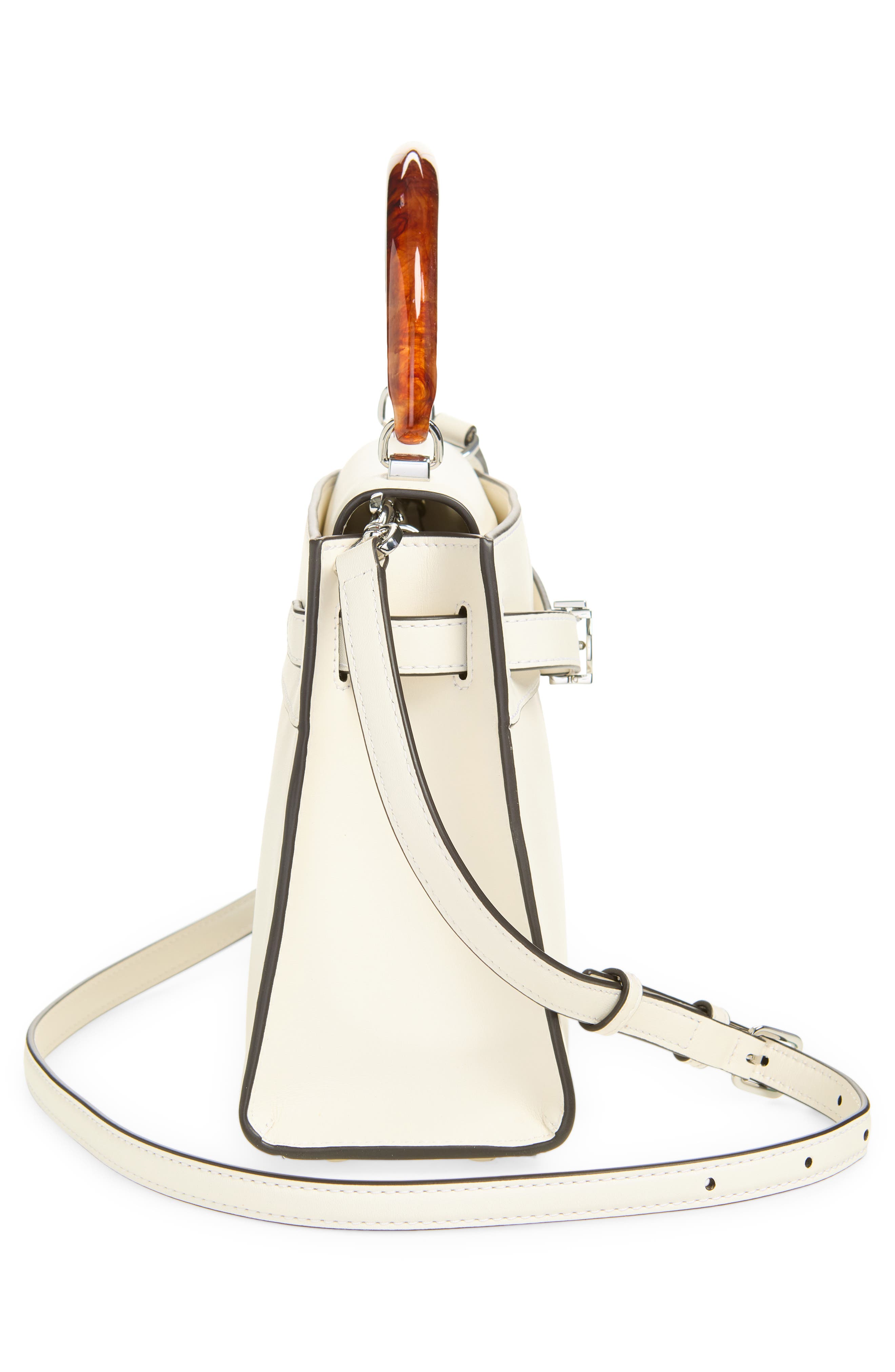 Veronica Beard Dash Top Handle Bag, Alternate, color, Off White