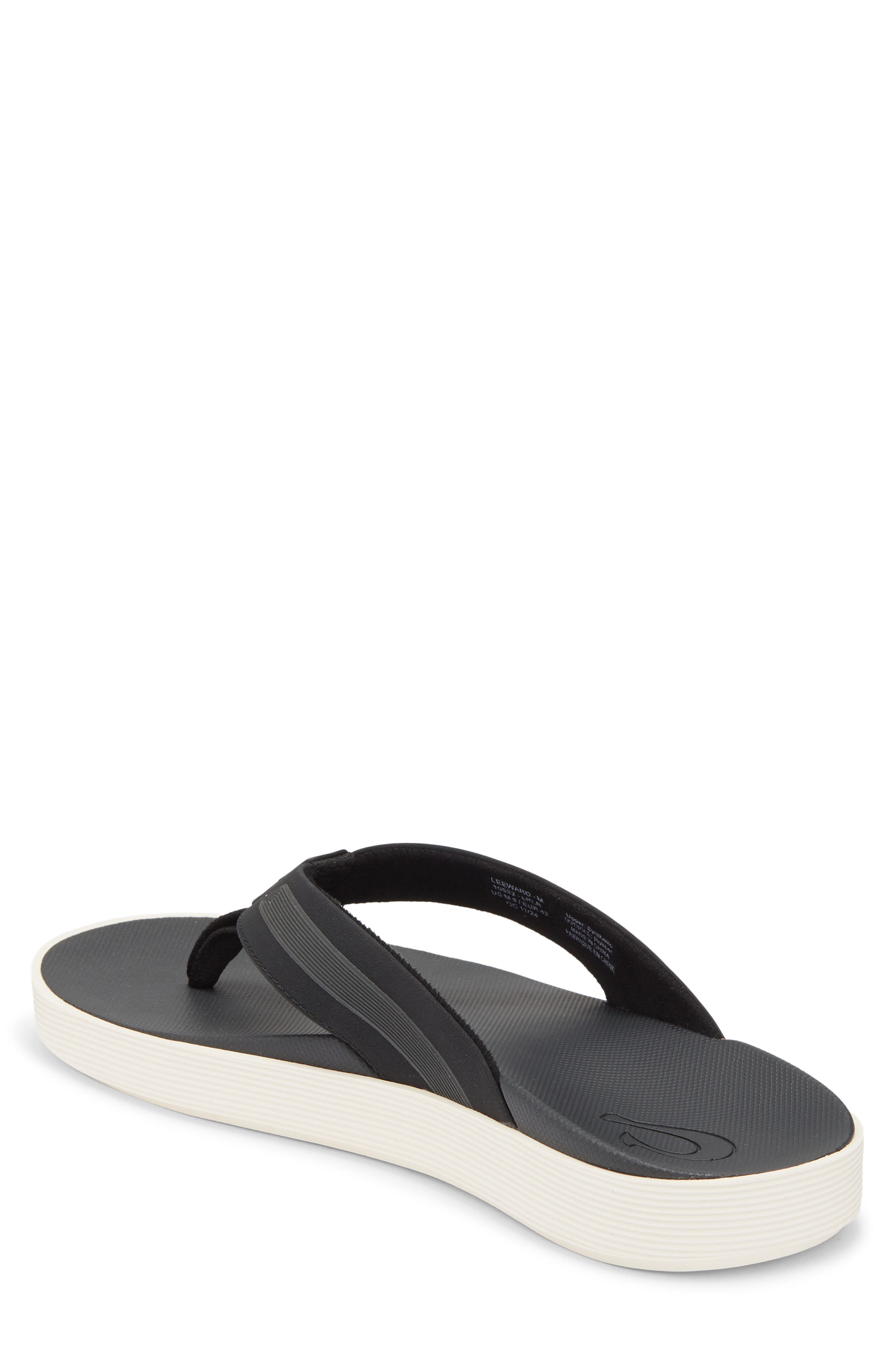 OluKai Leeward Flip Flop, Alternate, color, Lava Rock / Lava Rock
