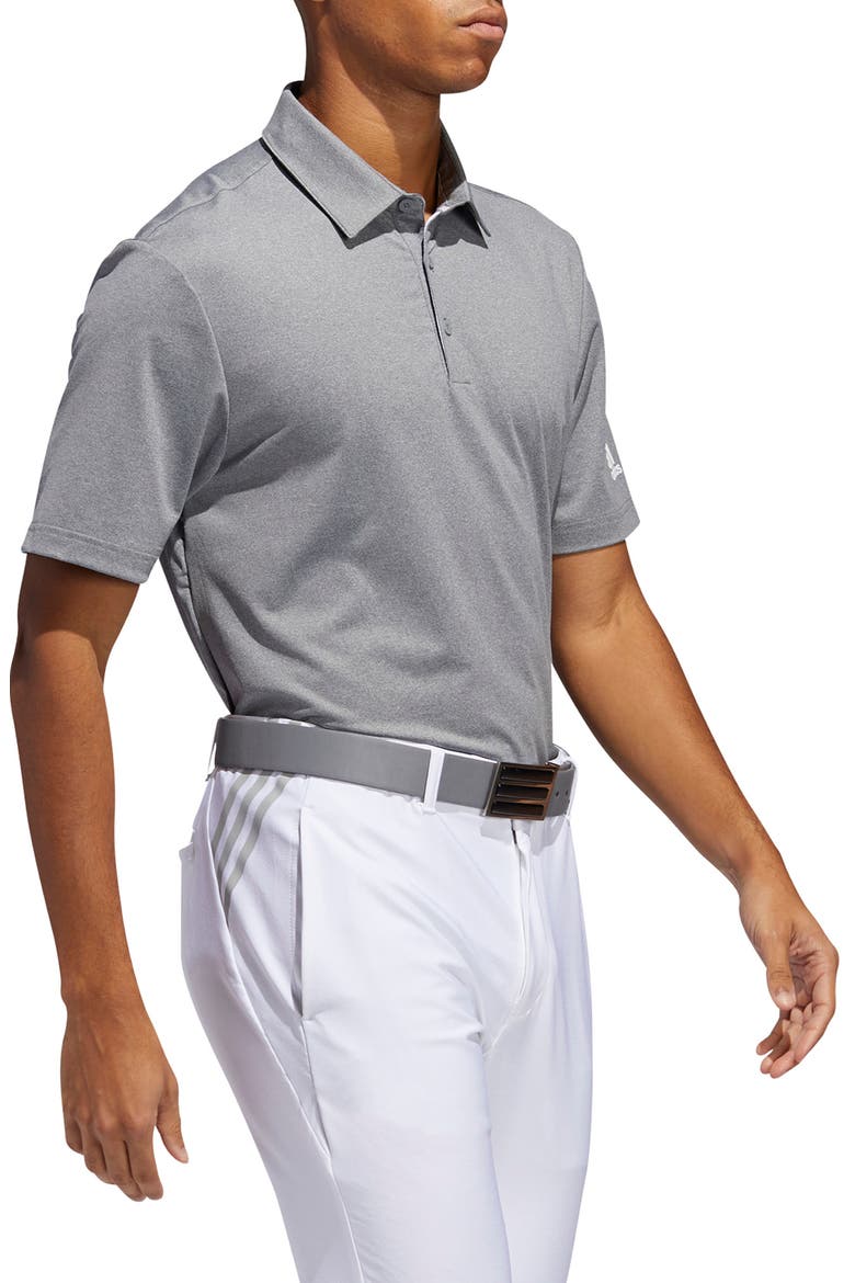 adidas Ultimate365 2.0 Performance Men's Golf Polo, Alternate, color, GREY THREE HEATHER