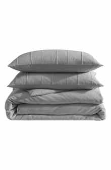 Vera Wang Tucks Jacquard Comforter & Sham Set