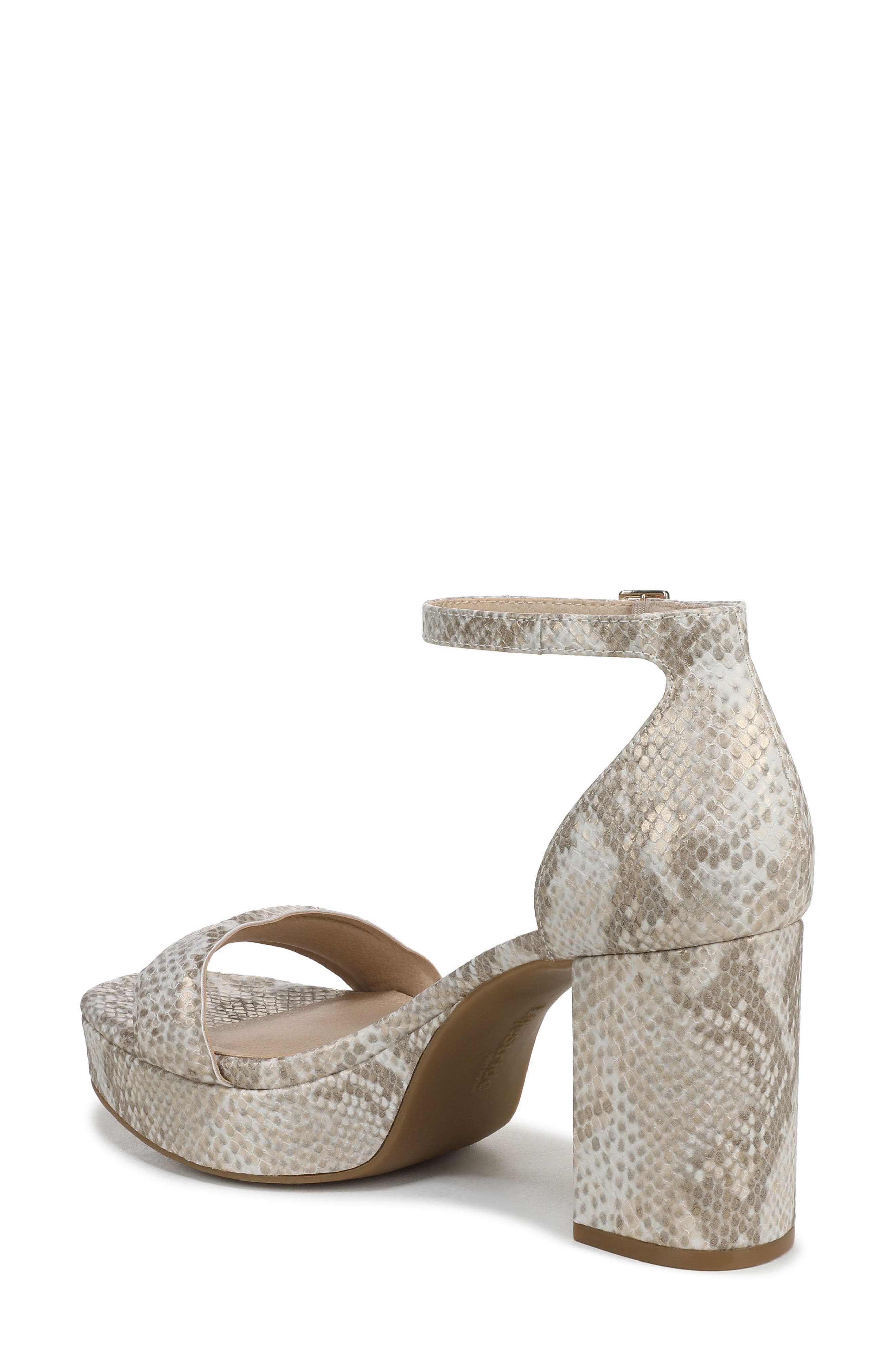 Ashland Ankle Strap Platform Sandal, Alternate, color, BONE MULTI