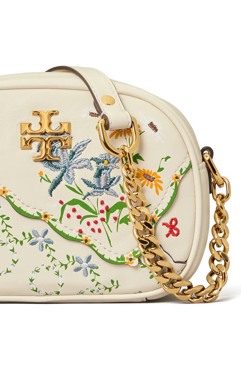 Tory Burch Kira Mixed Floral Camera Crossbody Bag, Alternate, color,