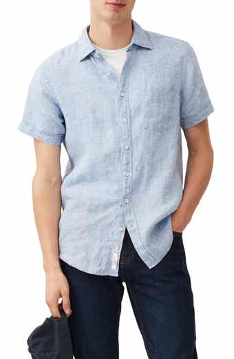Rodd & Gunn Palm Beach Sports Fit Short Sleeve Linen Button-Up Shirt