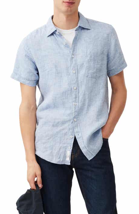 Rodd & Gunn Palm Beach Sports Fit Short Sleeve Linen Button-Up Shirt