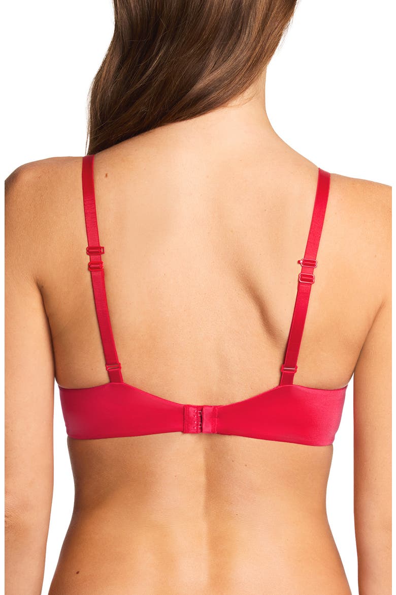 Future Foundation Wireless T-Shirt Bra, Alternate, color, LIPSTICK RED
