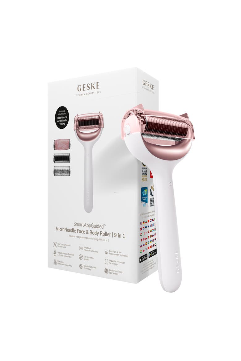 SmartAppGuided MicroNeedle Face & Body Roller | 9 in 1, Main, color, Starlight