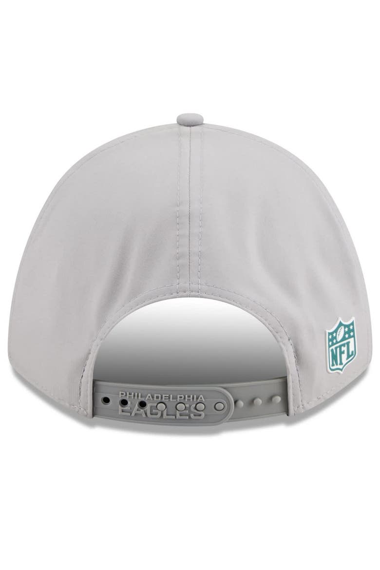 Men's New Era Gray Philadelphia Eagles 2025 Sideline  M-Crown 9FORTY Adjustable Hat, Alternate, color, Gray