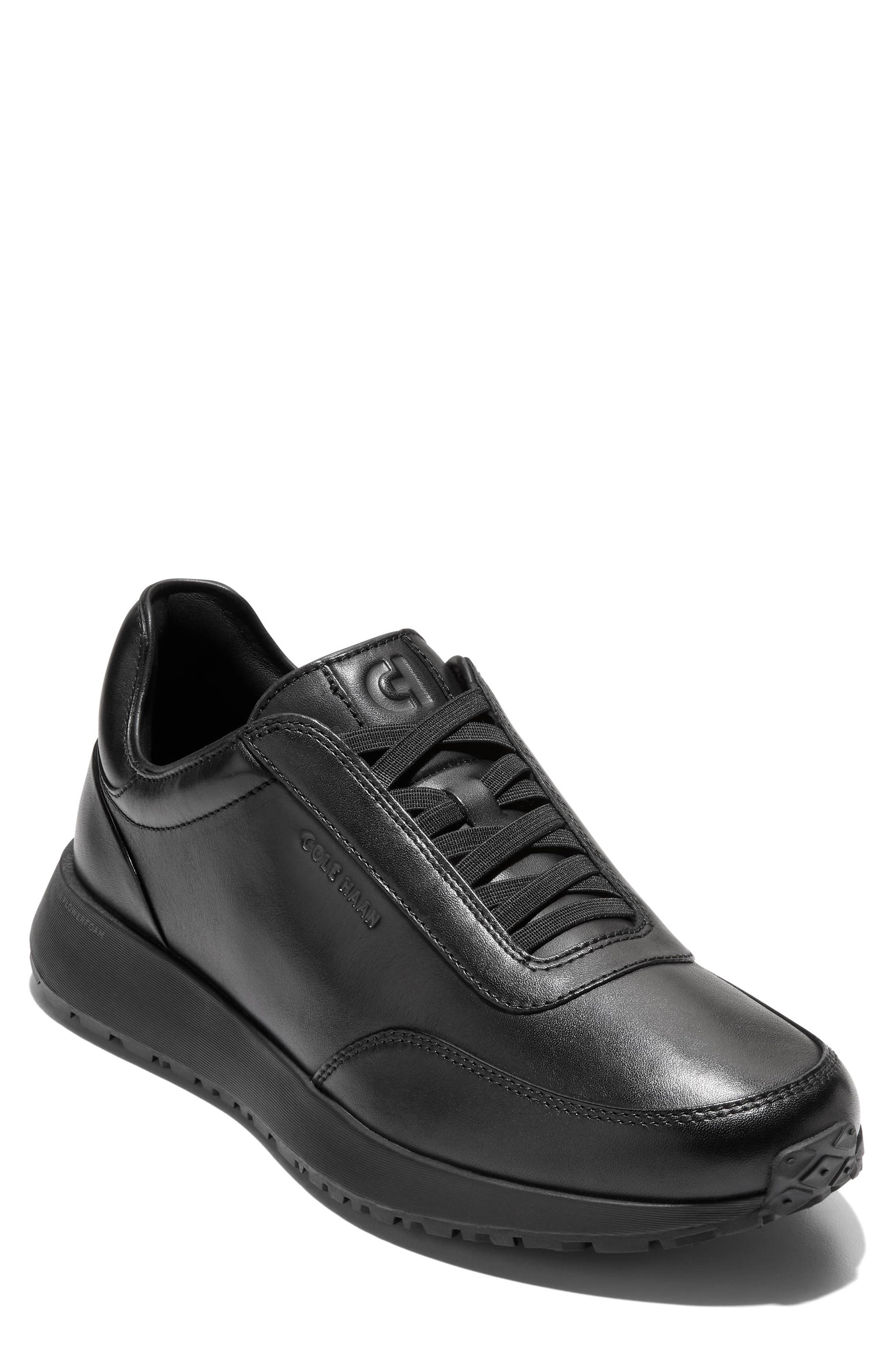GrandPro Luxe Mile Slip-On Sneaker, Main, color, BLACK / BLACK / BLACK