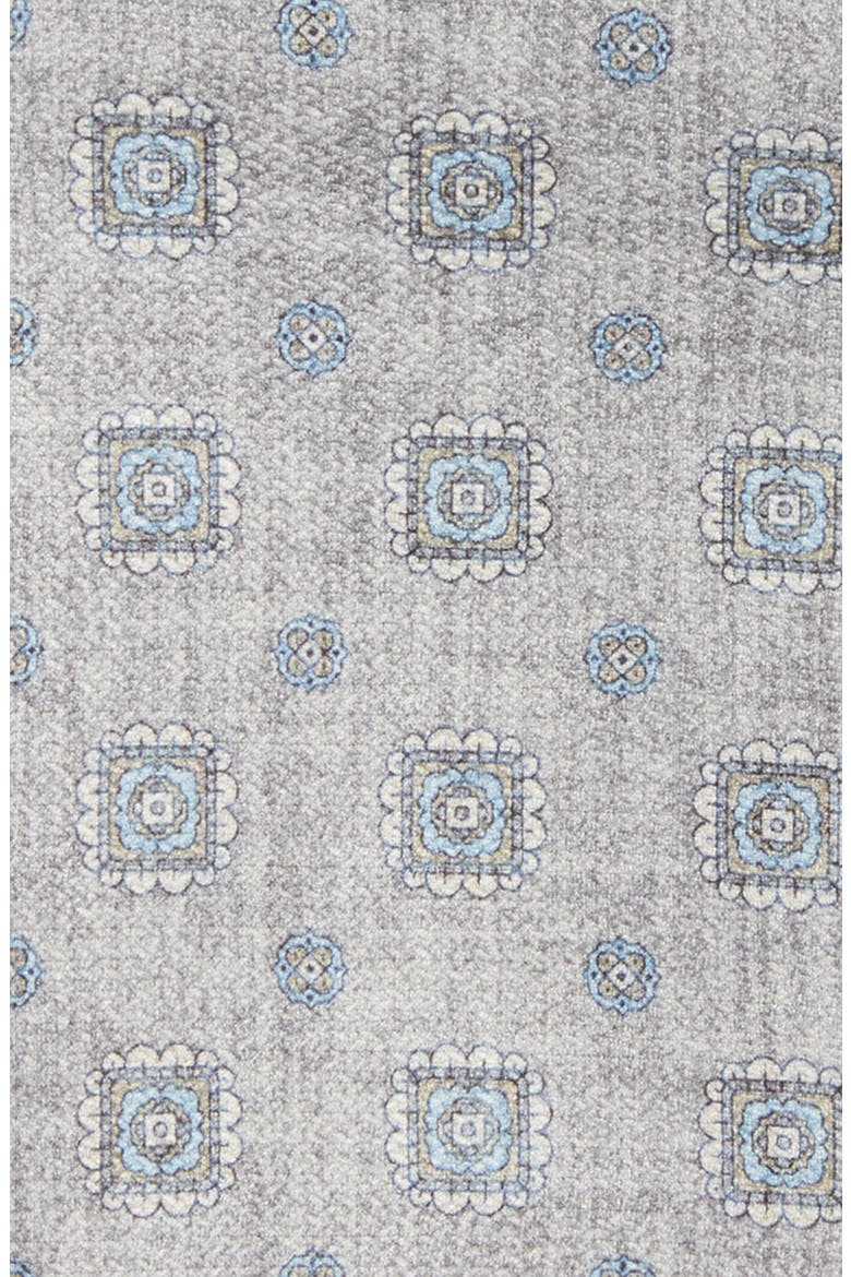 Ronge Silk Pocket Square, Alternate, color, GREY