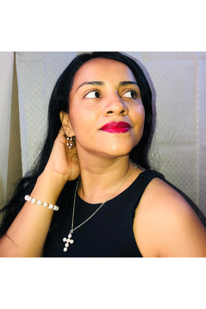 Good News Necklace, Alternate, color, Gold