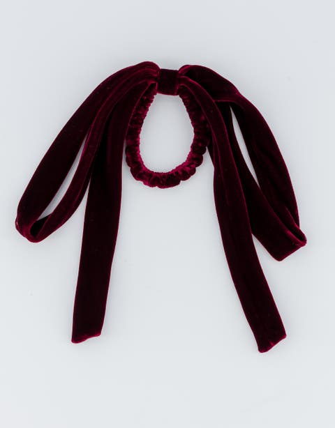 Isild Velvet Ribbon Hair Tie