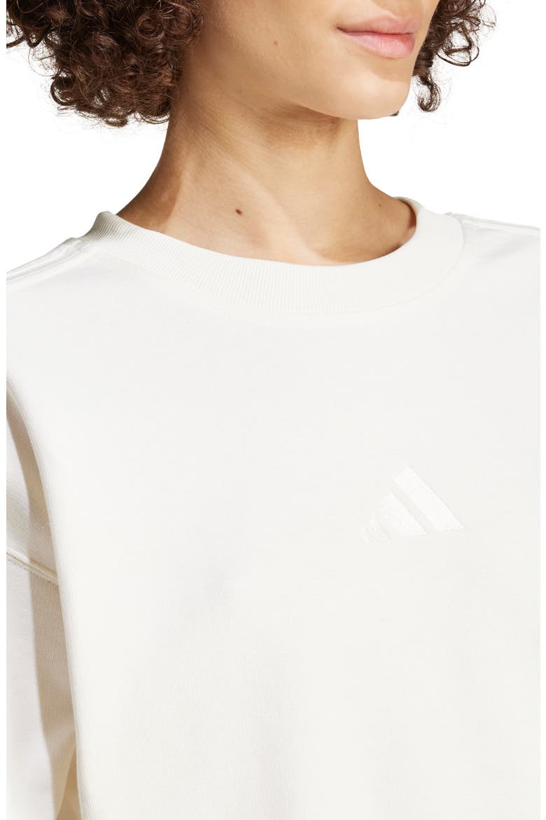 All Szn French Terry Crewneck Sweatshirt, Alternate, color, OFF WHITE