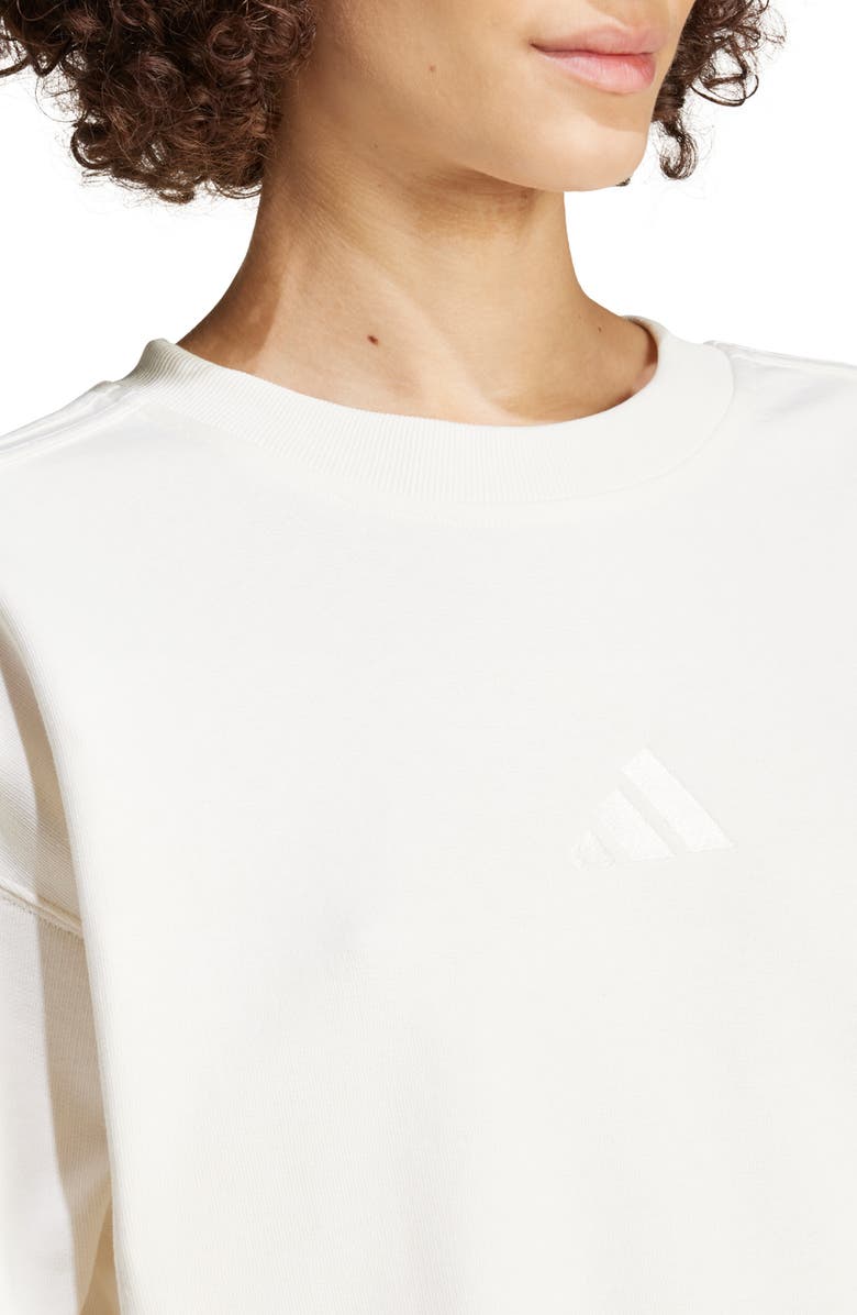 adidas All Szn French Terry Crewneck Sweatshirt, Alternate, color,