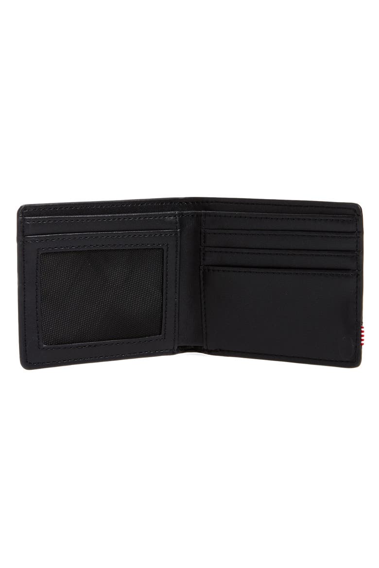 Herschel Supply Co Hank RFID Leather Wallet, Alternate, color, BLACK