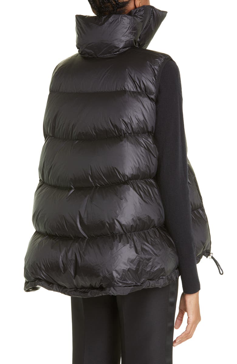 Sacai Women's Asymmetric Puffer Vest, Alternate, color, 